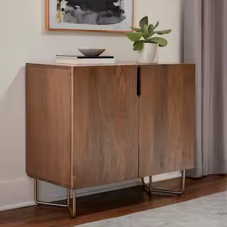 ExclusiveHome Decorators Collection(Brand Rating: 4.5/5)Haze Brown Oak Finish Wood Cabinet with B... | The Home Depot