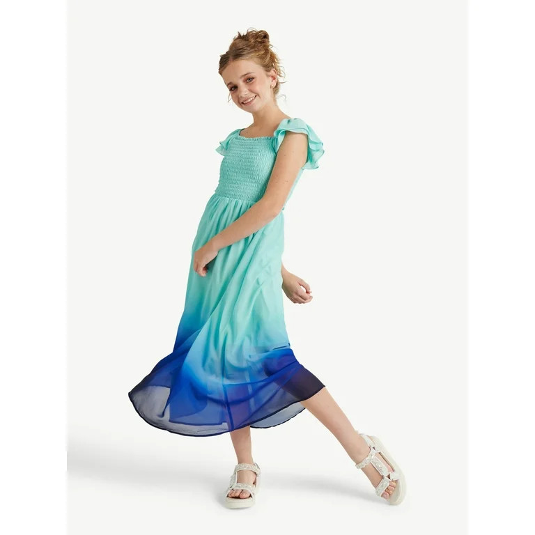chinese dress ladies The Faith, Luck & Justice Tiered Dress With Neck Frill main image 1