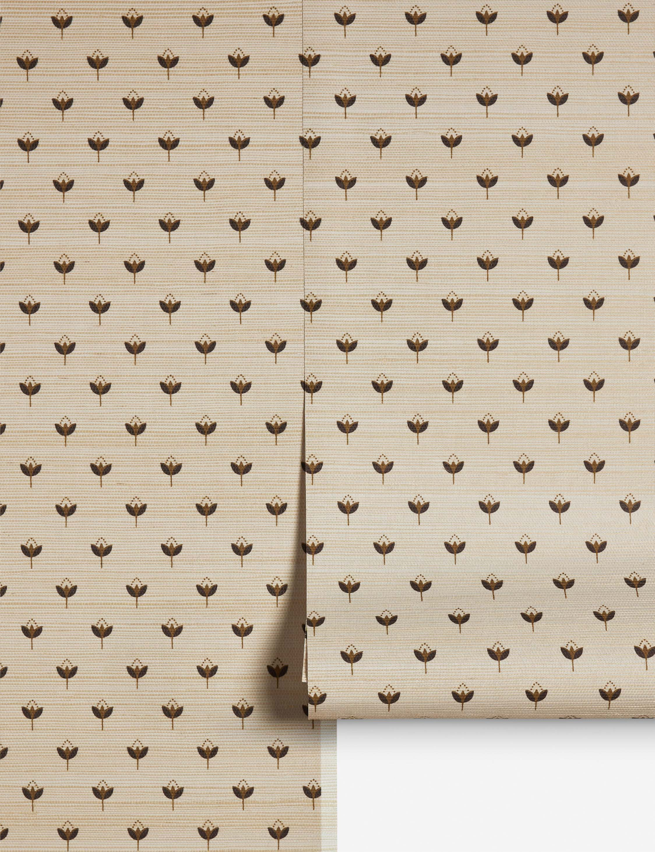 Poiret Grasscloth Wallpaper | Lulu and Georgia 