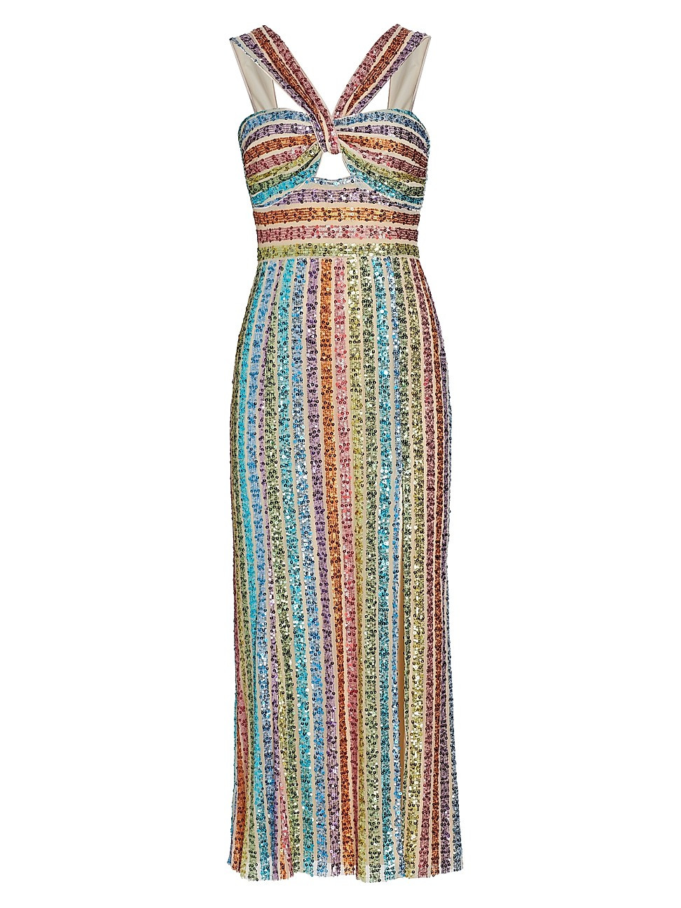 Eli Sequin Column Dress | Saks Fifth Avenue