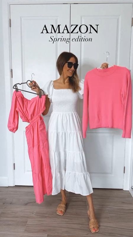 Amazon spring edition 
Gorgeous pink outfits for this colorful season 💗 They run true to size, I am
Wearing s size small on both 


#LTKunder50 #LTKstyletip #LTKtravel