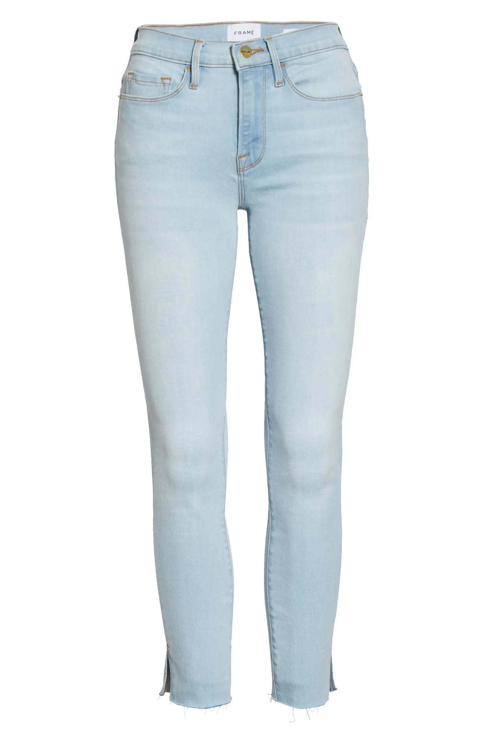 FRAME Le Skinny de Jeanne Ankle Skinny Jeans (Pacifica) | Nordstrom | Nordstrom
