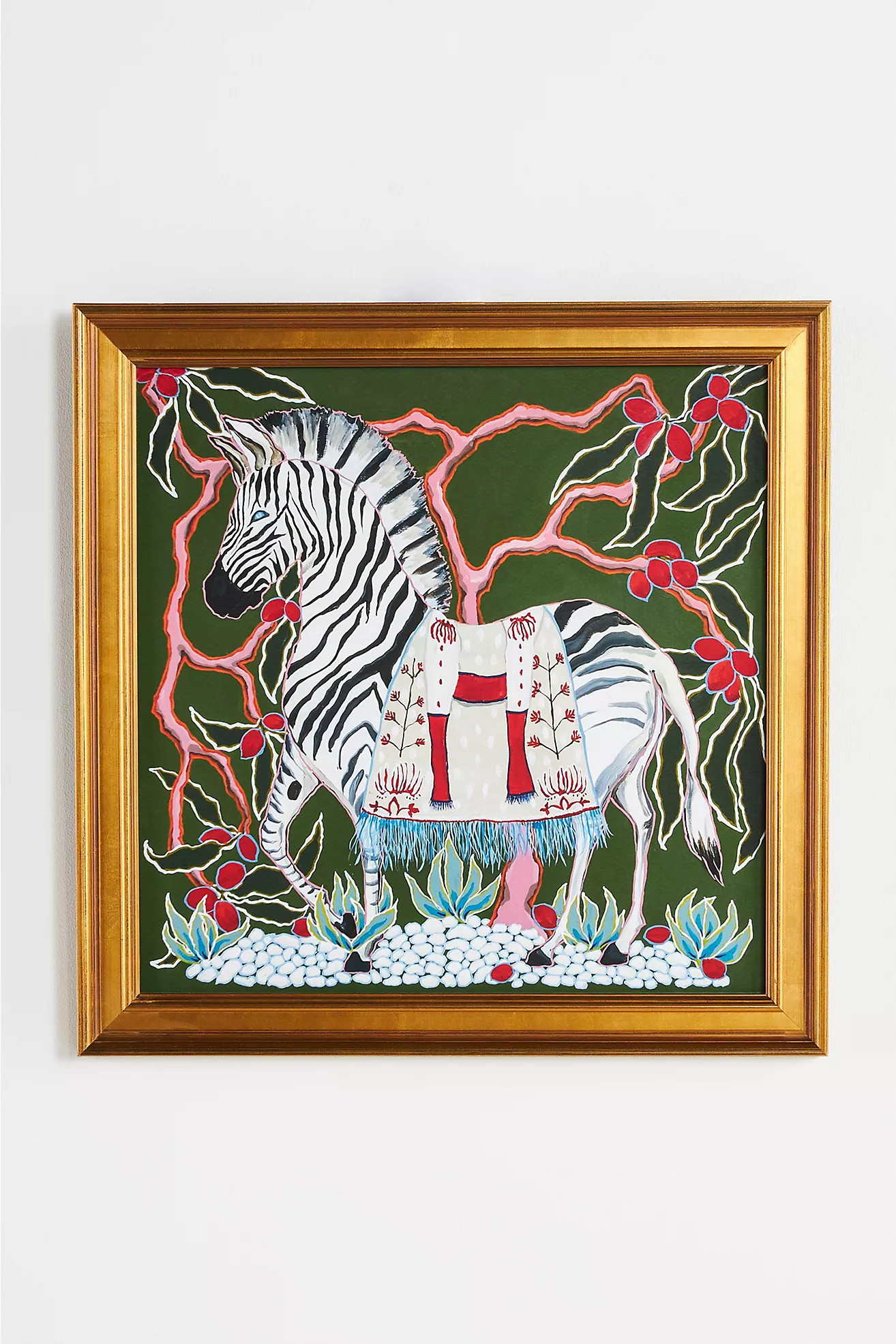 Green Zebra Wall Art | Anthropologie (US)