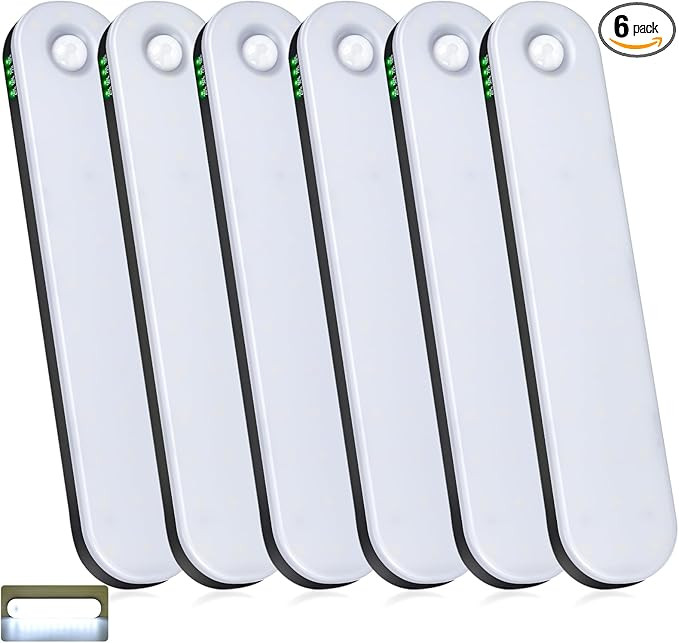 deerdance Under Cabinet Lighting, Motion Sensor Lights Indoor with Soomth Dimming, 2600mAh Rechar... | Amazon (US)