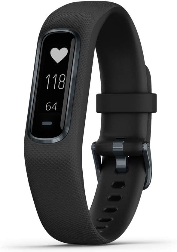 Garmin vivosmart 4, Activity and Fitness Tracker w/ Pulse Ox and Heart Rate Monitor, Black | Amazon (US)