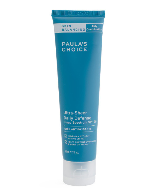 2oz Skin Balancing Ultra Sheer Spf 30 Daily Defense | TJ Maxx