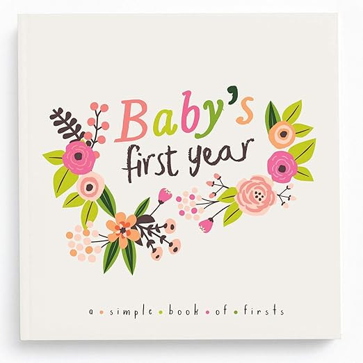 Lucy Darling Baby's First Year Memory Book: A Simple Book of Firsts - Little Artist Baby Journal ... | Amazon (US)