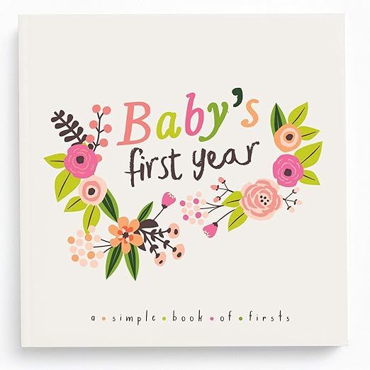 Lucy Darling Baby's First Year Memory Book: A Simple Book of Firsts - Little Artist Baby Journal ... | Amazon (US)