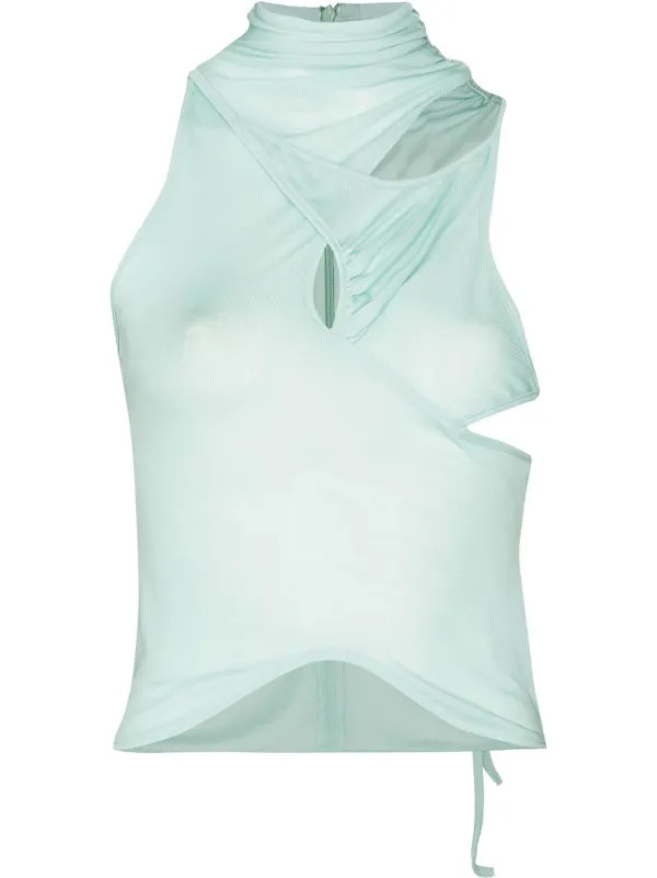 Ricky high neck vest | Farfetch Global