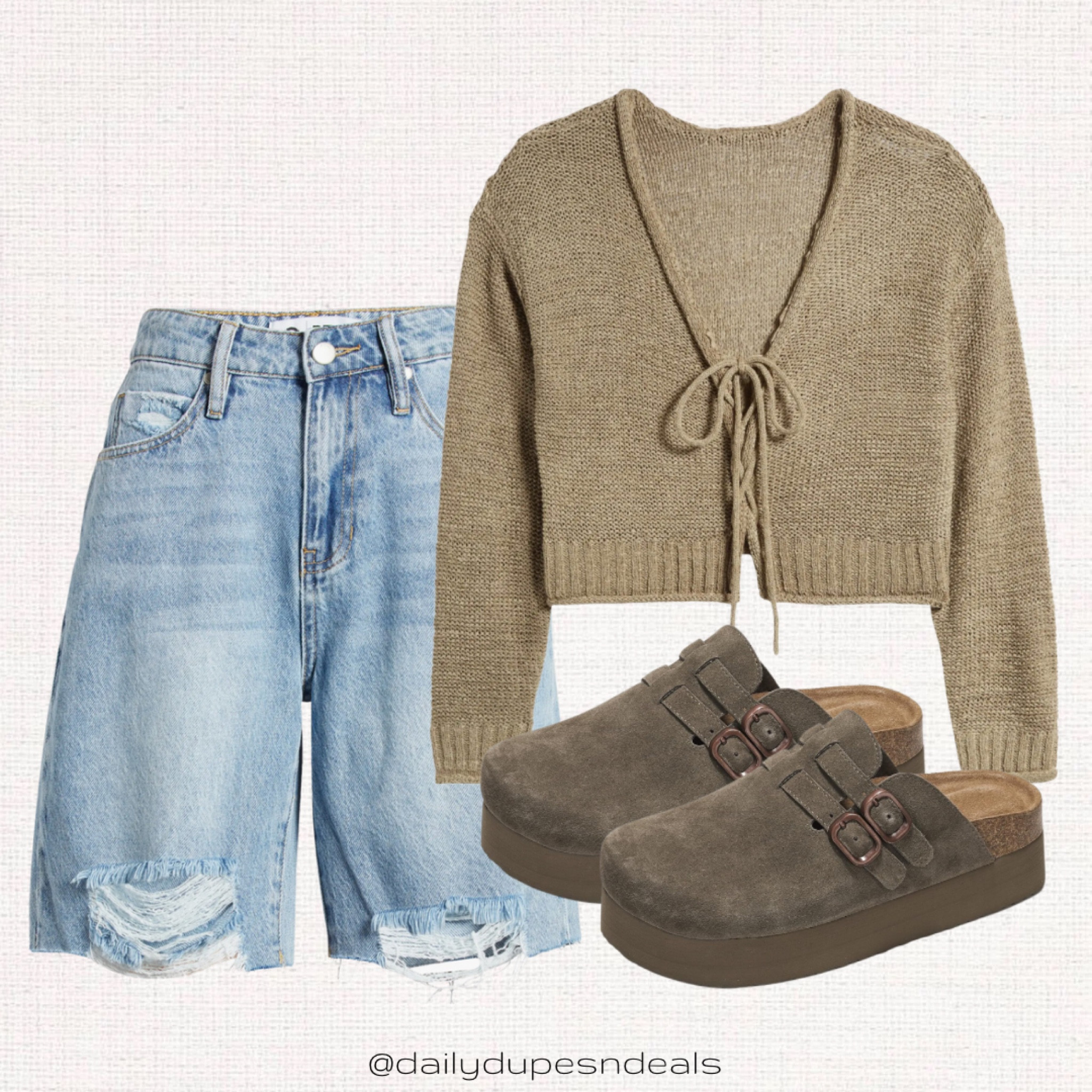 Fall transition outfit Nordstrom Amazon denim jean shorts sweater cardigan platform clog slip on

#LTKstyletip #LTKSeasonal #LTKfindsunder50