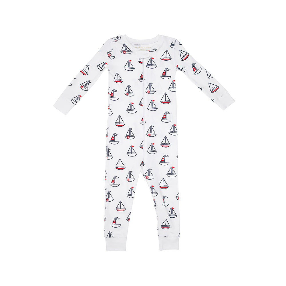 Knox's Night Night (Unisex) - Undulata Regatta with Worth Avenue White | The Beaufort Bonnet Company