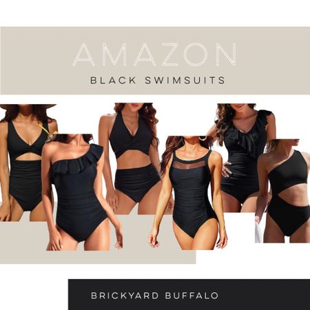 From classic cuts to trendy styles, there's a flattering black swimsuit for everyone on Amazon! 🖤✨ #SwimwearForAll #BeachReady #BlackSwimwearl  #AmazonFinds

#LTKswim