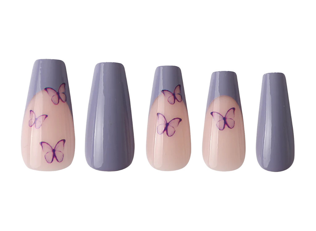 Lavender Butterfly (Coffin) | PaintLab