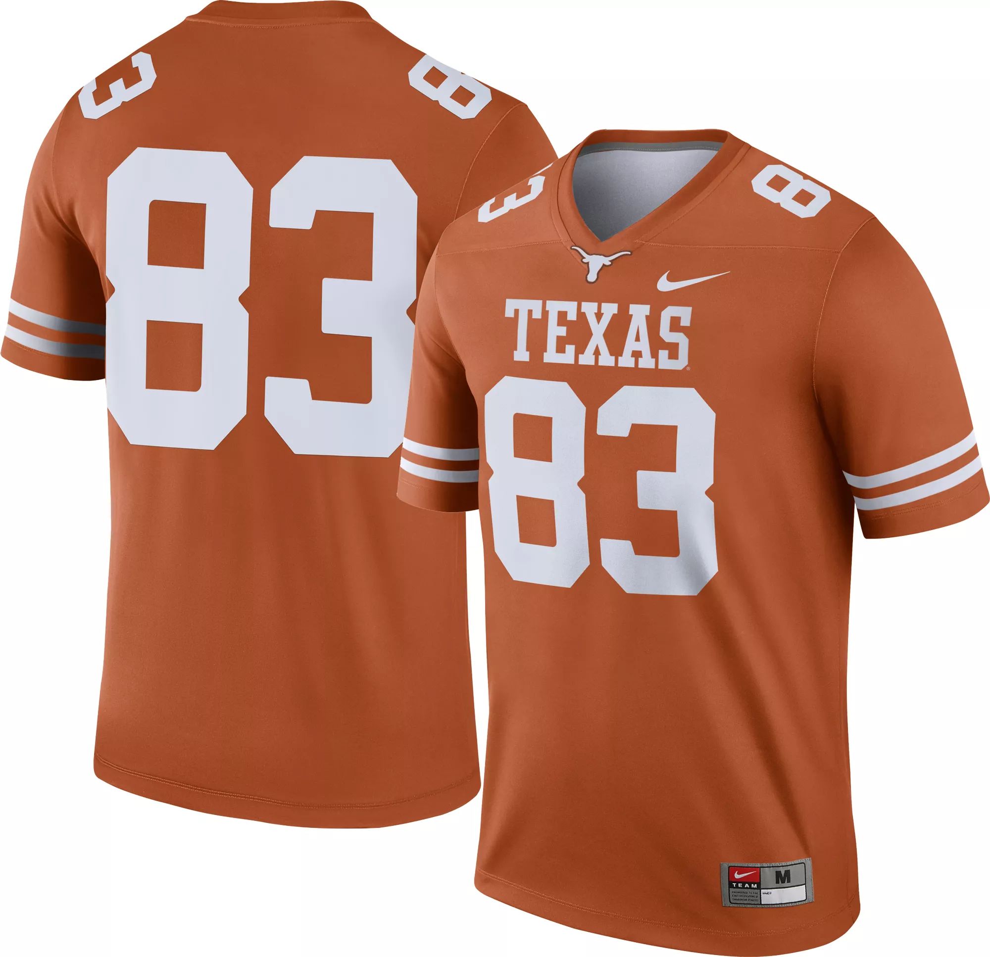 Nike Men's Texas Longhorns #83 Burnt Orange Dri-FIT Legend Football Jersey, Size: Small | Dick's Sporting Goods