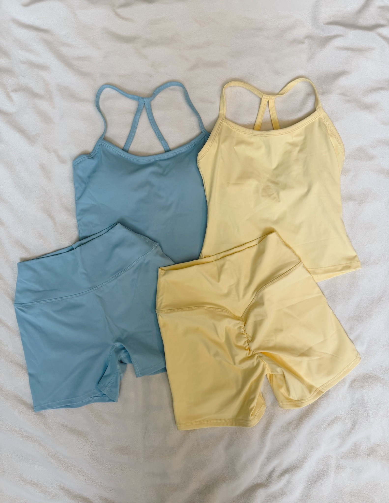 Two piece active sets in baby blue and butter yellow 🌟🩵

#LTKgrwm #LTKActive #LTKfitnessgoals