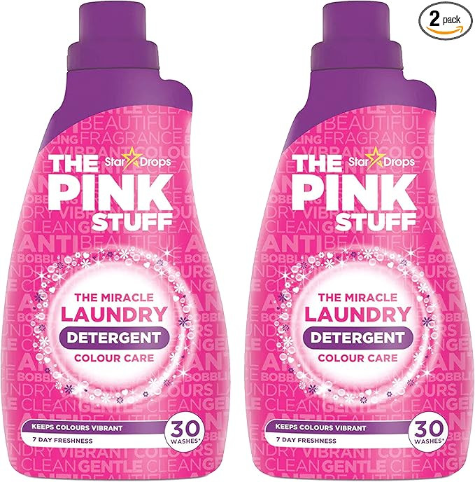Stardrops - The Pink Stuff - The Miracle Laundry Detergent Color Care Liquid - 32oz Pack of 2 | Amazon (US)