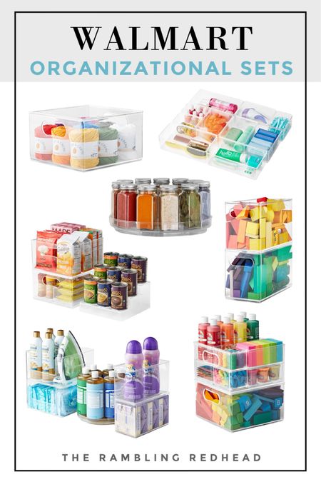 Check out these awesome organizational sets at walmart! 😍 

#LTKunder50 #LTKSeasonal #LTKhome