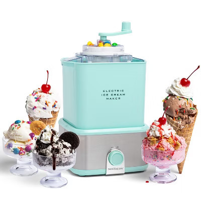 Nostalgia Electric Ice Cream Maker with Candy Crusher | Target