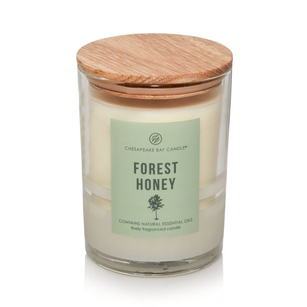 Chesapeake Bay Candle Minimalist Collection Forest Honey - 8oz Half-Frosted Jar Candle | Walmart (US)