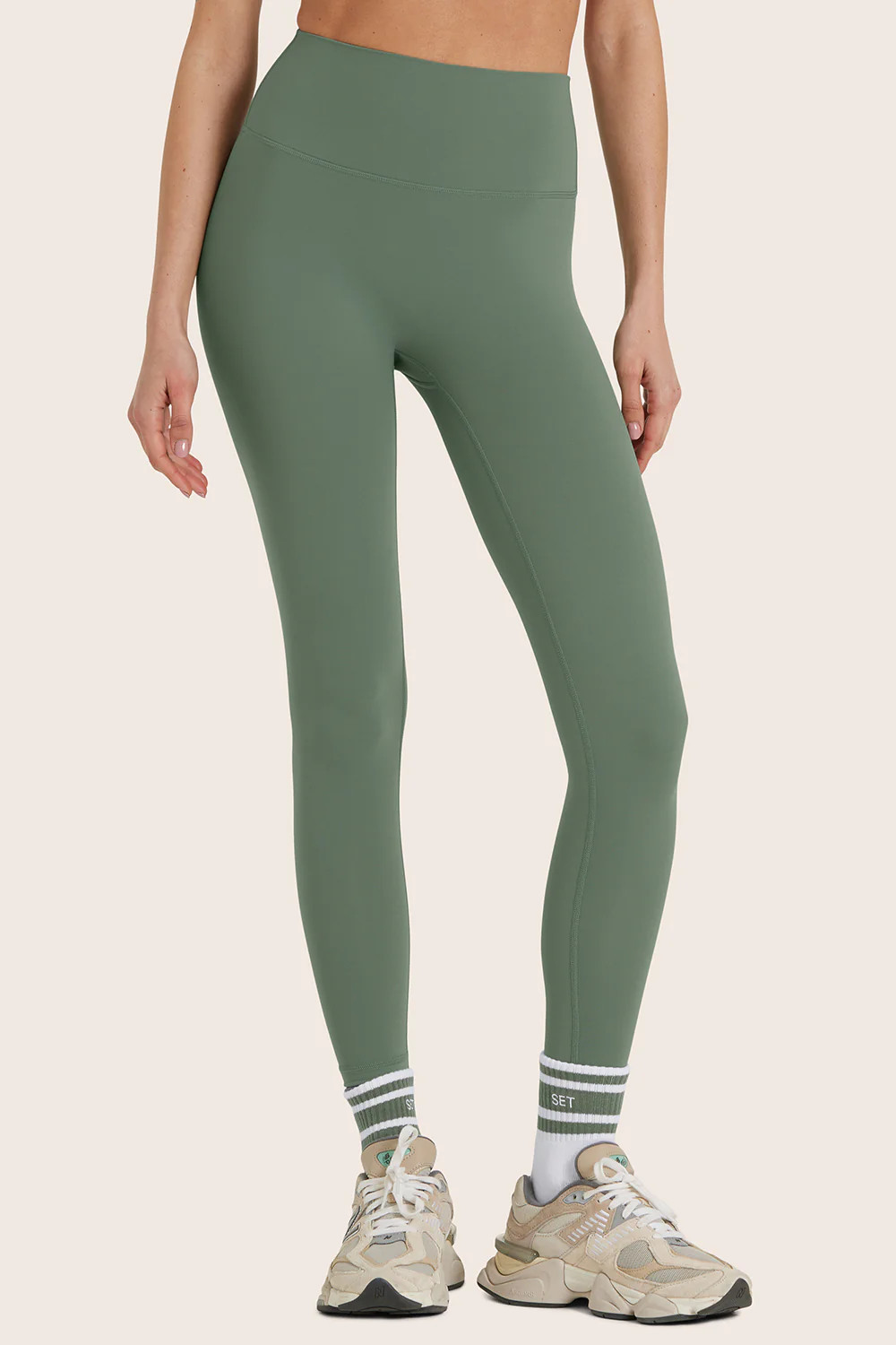 AIRLUXE BREATHE HIGH-RISE LEGGINGS - SNAPPER | SET Active