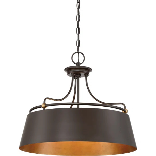 Natoli 4 - Light Unique / Statement Drum Chandelier | Wayfair North America