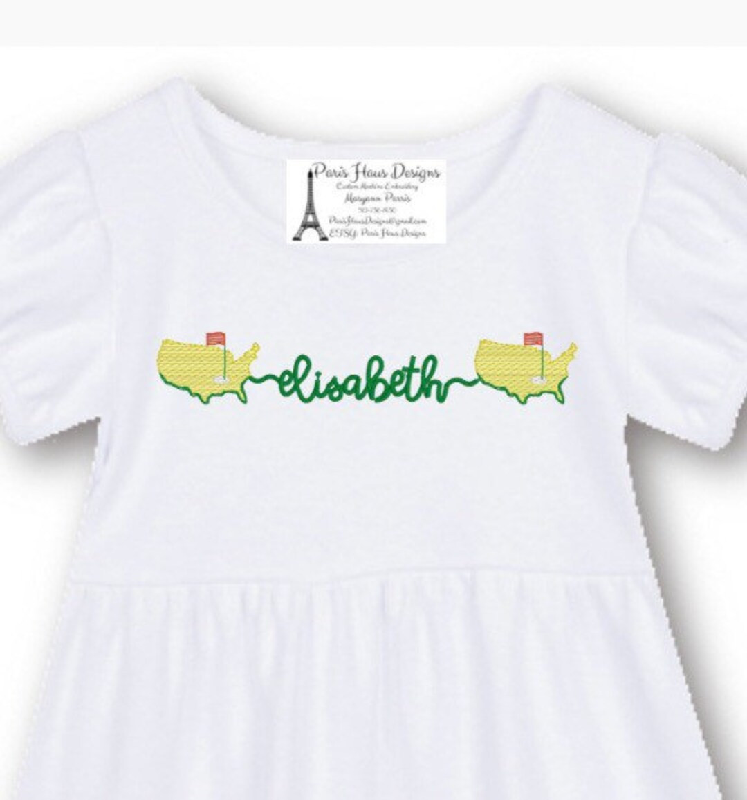 Girls Golf Monogram Dress | Etsy (US)