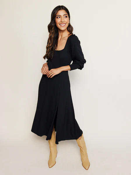 Rita Square Neck Midi Dress | ABLE Clothing
