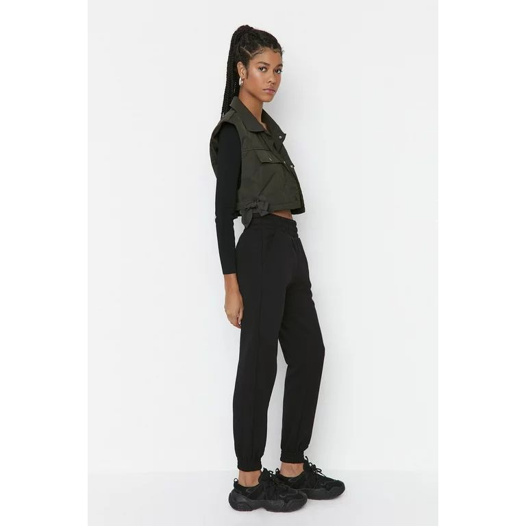 Trendyol Women  Regular Waist Skinny Fit Jogger Tracksuit Bottom | Walmart (US)