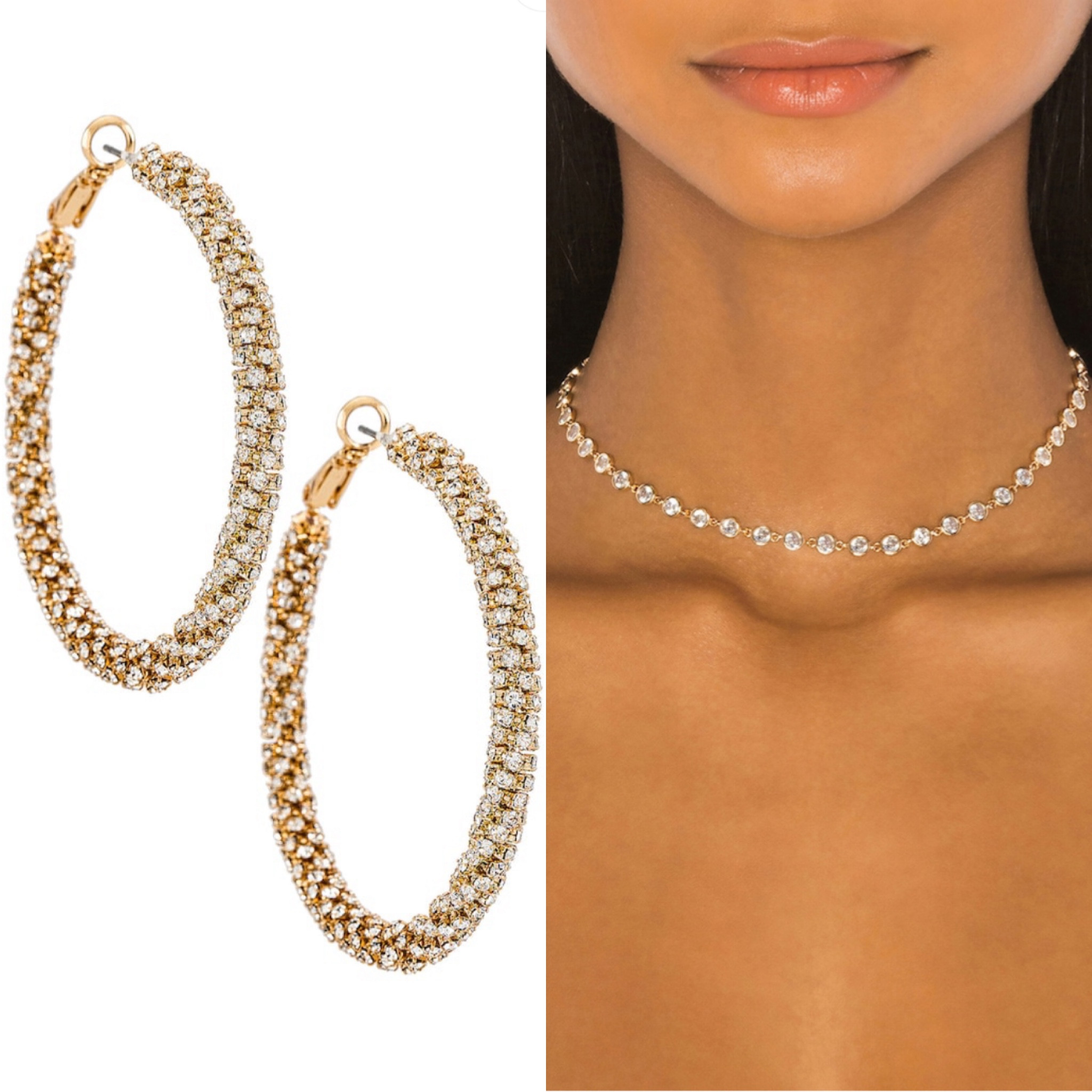 Revolve Pick: Ettika Crystal Hoops and CZ Choker

#LTKunder100 #LTKGiftGuide #LTKSeasonal