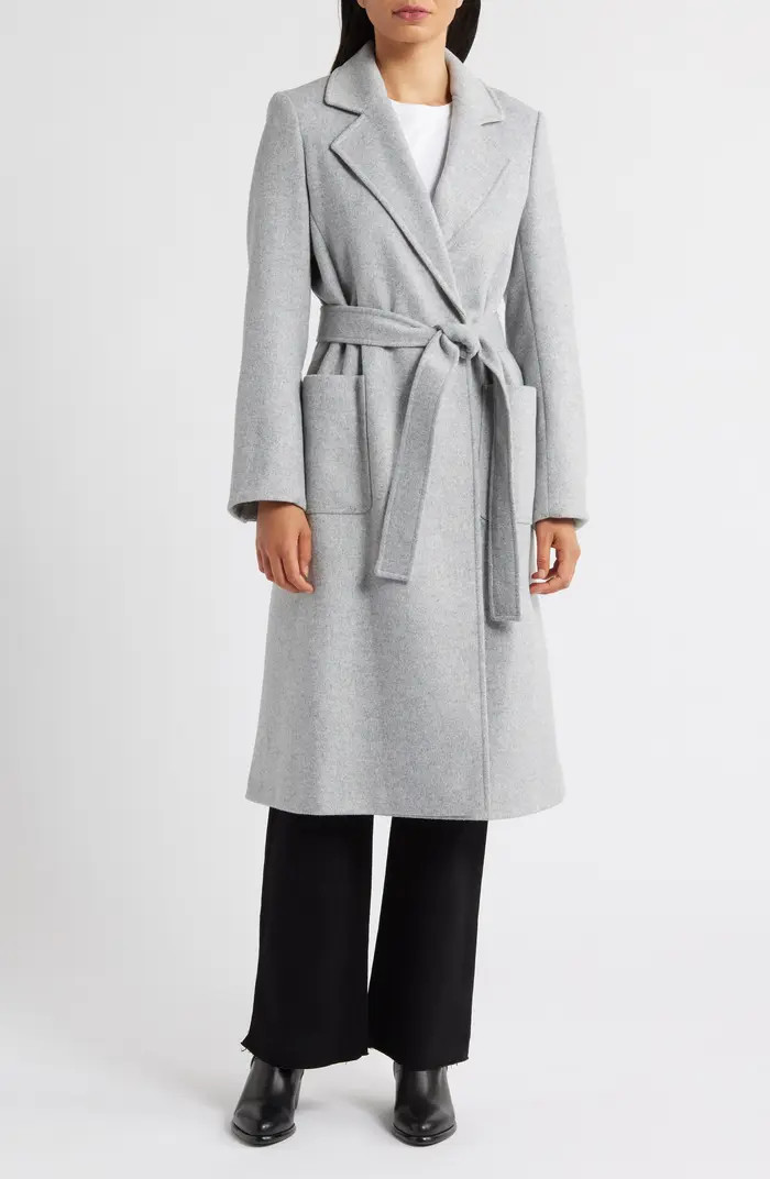 Longline Wrap Coat | Nordstrom
