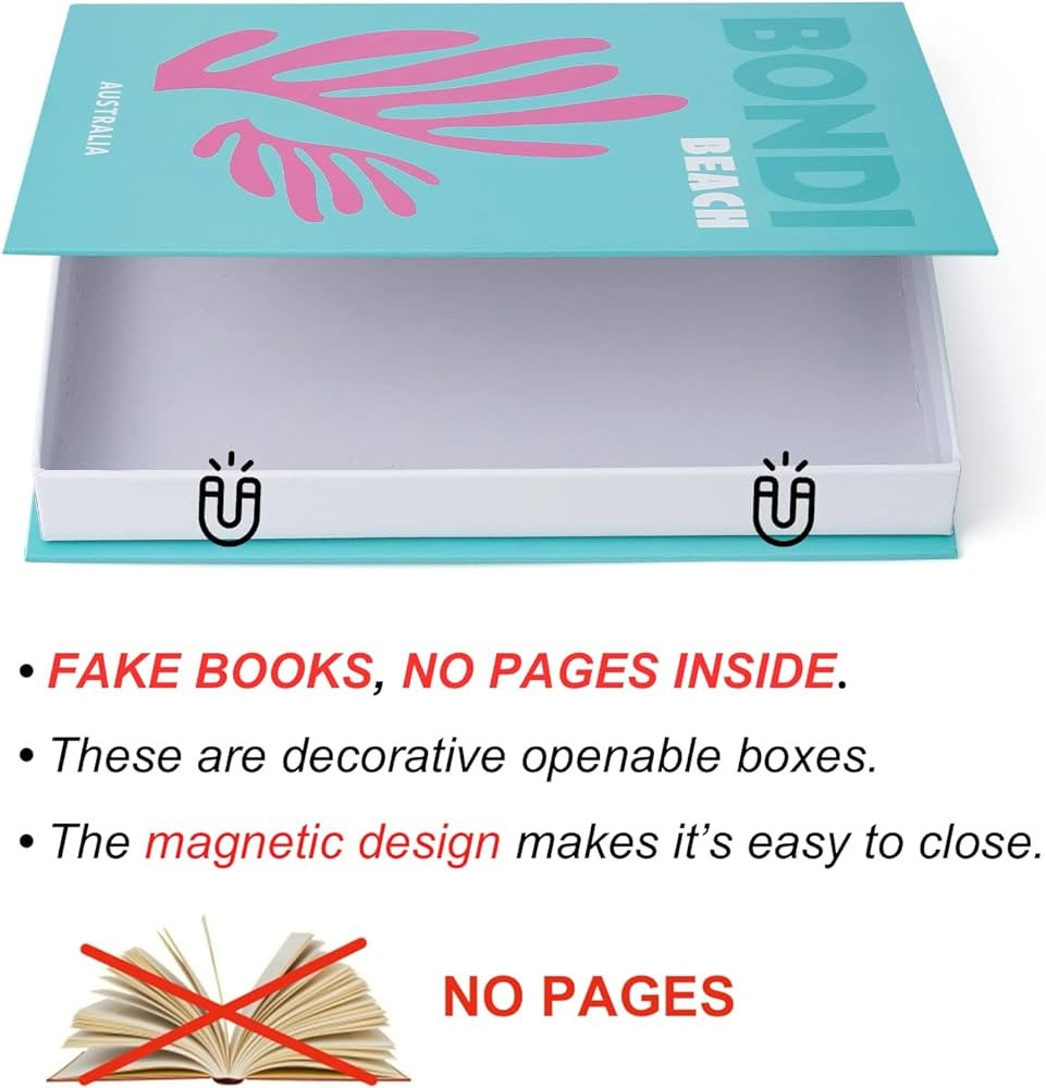 TwoDays Preppy Room Decor Aesthetic, Decorative Books, Coffee Table Books Decor, Faux for Decorat... | Amazon (US)