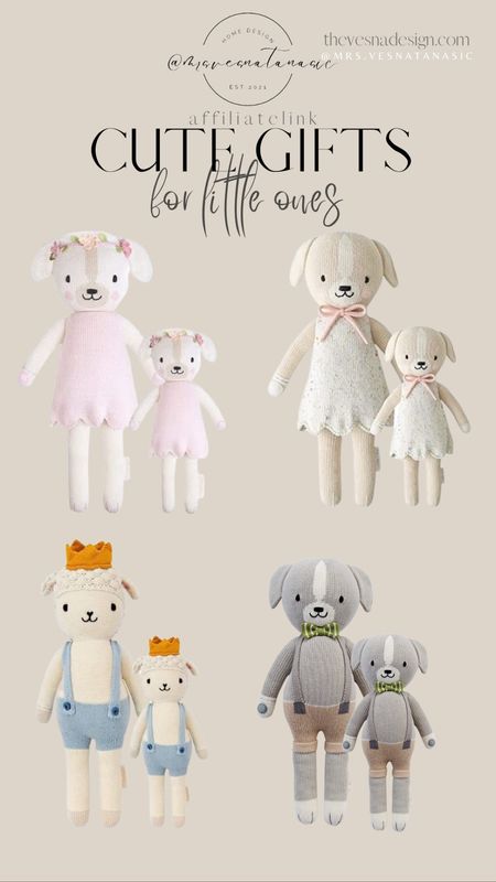 Cute & thoughtful gifts for little ones. All of my kids have these dolls and they are the cutest. With every doll purchase the company gives 10 meals. 

Shop small
Holiday gifts
Christmas gift
Cuddle and Kind dolls
Dolls
Gifts
Kids gifts
Gifts for kids
Dolls
Doll
Amazon find
Amazon home

#LTKGiftGuide #LTKSeasonal #LTKHoliday