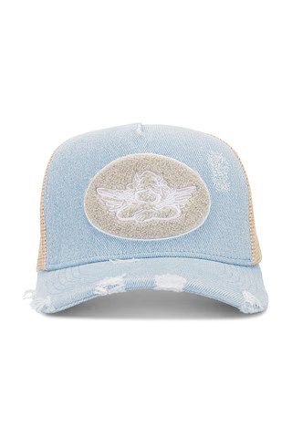 Boys Lie Blue Denim Trucker in Blue from Revolve.com | Revolve Clothing (Global)
