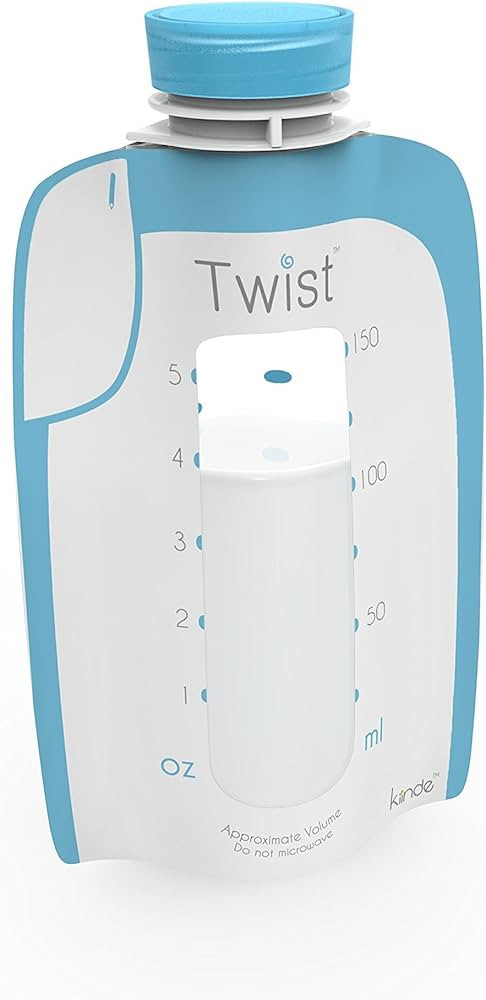 Kiinde Twist Pouch Direct-Pump Direct-Feed Twist Cap Breast Milk Storage Bag for Pumping, Freezin... | Amazon (US)
