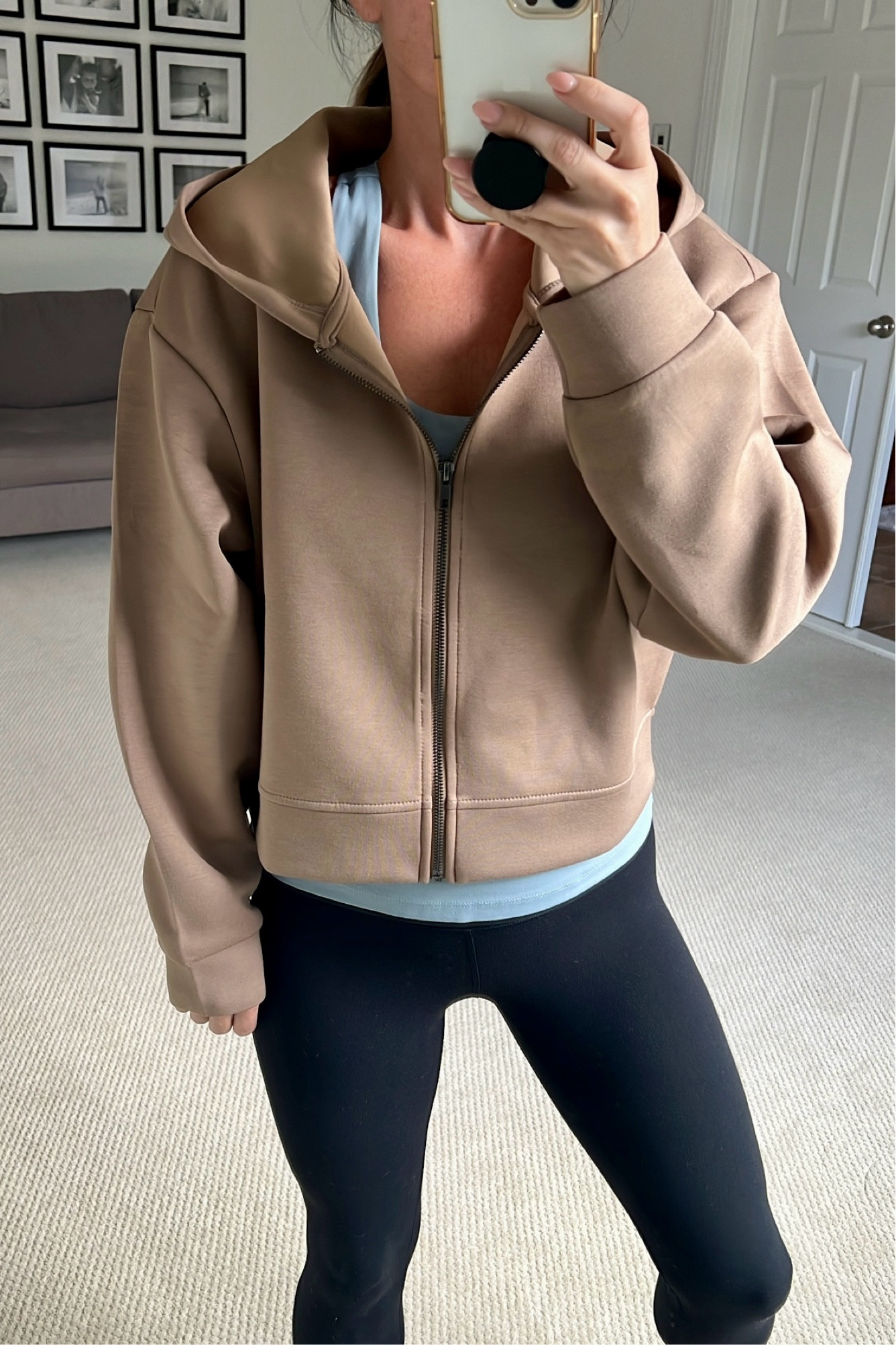 $28 Target zip up hoodie that looks and feels designer 

#LTKActive #LTKFindsUnder50 #LTKStyleTip