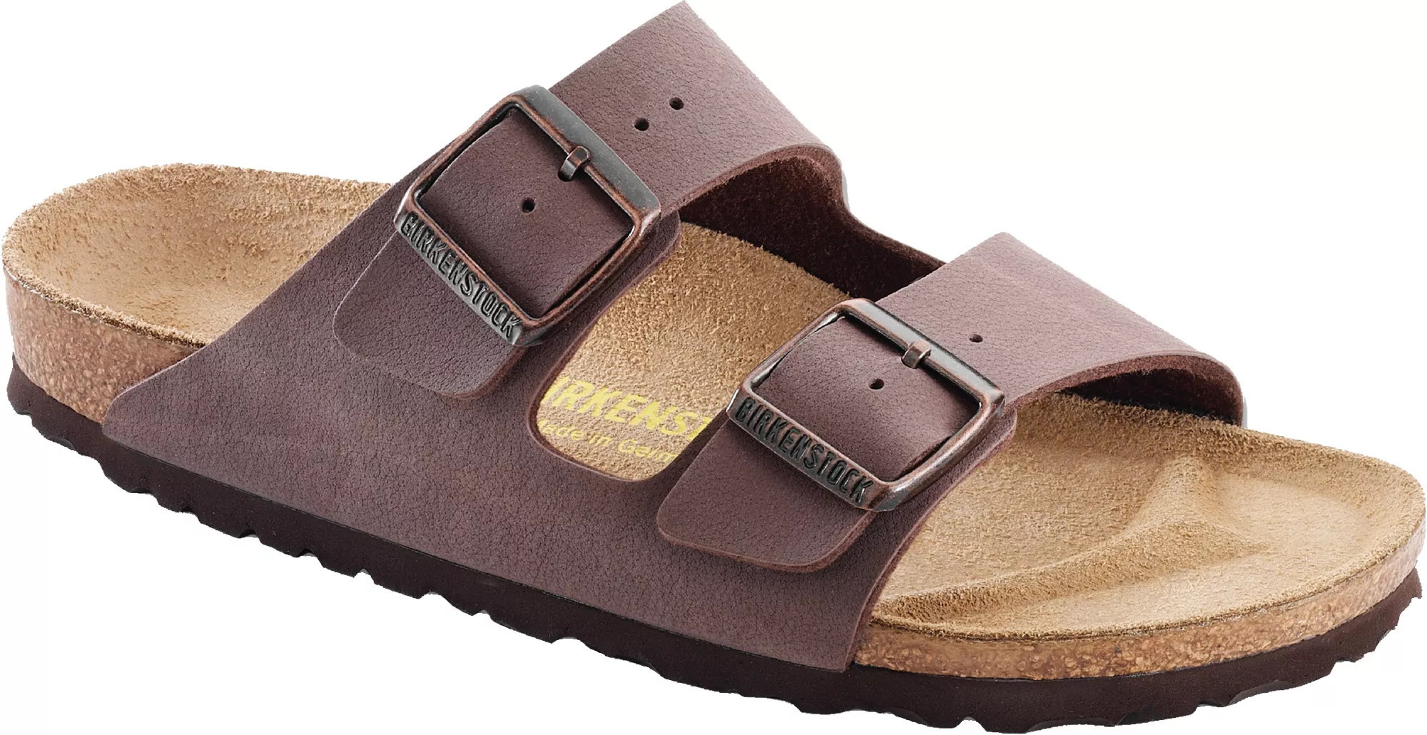 Birkenstock Men's Arizona Birkibuc Sandals, 11/11.5 US (44 EU), Mocha | DICK'S Sporting Goods