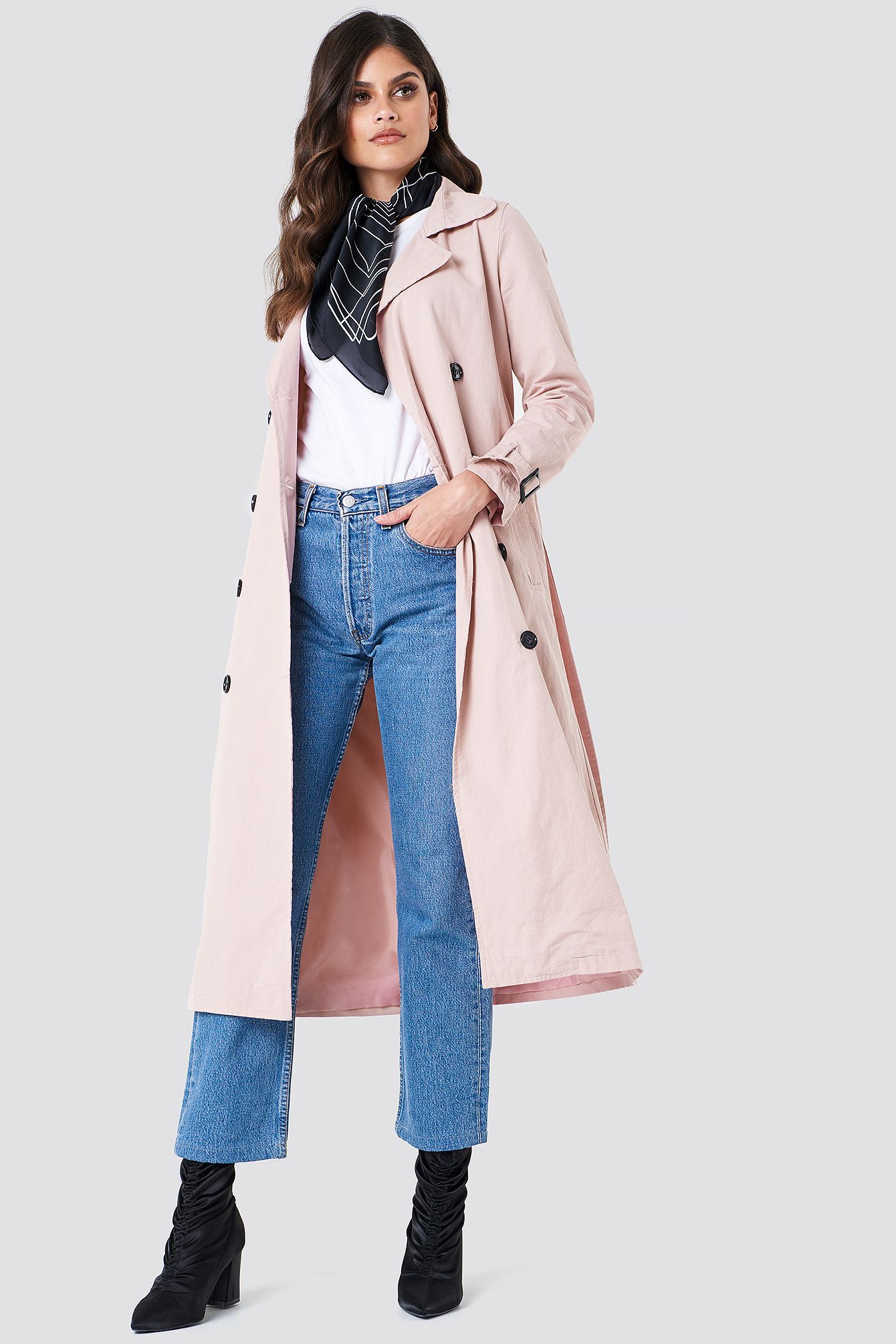 Buttoned Midi Trench | NA-KD Global