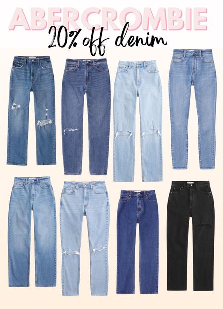 Abercrombie jeans and denim on sale 20% off today! My favorite jeans for spring outfits, travel, etc 

#LTKstyletip #LTKfindsunder100 #LTKSpringSale