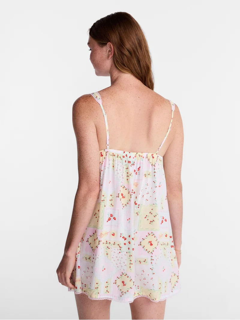 No Boundaries Woven Sleep Dress, Women's XXS-XXL | Walmart (US)