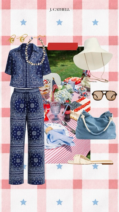 Red, white & totally outfitted. ❤️🤍💙

I rounded up complete summer looks that capture a timeless Americana feel—from crisp white dresses and easy denim to classic stripes, gingham, and the perfect pops of red. Whether you're headed to the lake, the beach, a backyard barbecue, or simply soaking up summer, these outfits are polished, versatile, and easy to wear all season long.

Shop the full edit below!

#SummerStyle #AllAmericanStyle #RedWhiteAndBlue #ClassicStyle #LTKStyle #LTKFinds #SummerOutfits #VacationStyle #WeekendStyle #StyleInspiration #FourthOfJulyStyle #ResortStyle #TimelessFashion #CapsuleWardrobe #SummerWardrobe

#LTKootd #LTKSeasonal #LTKOver40