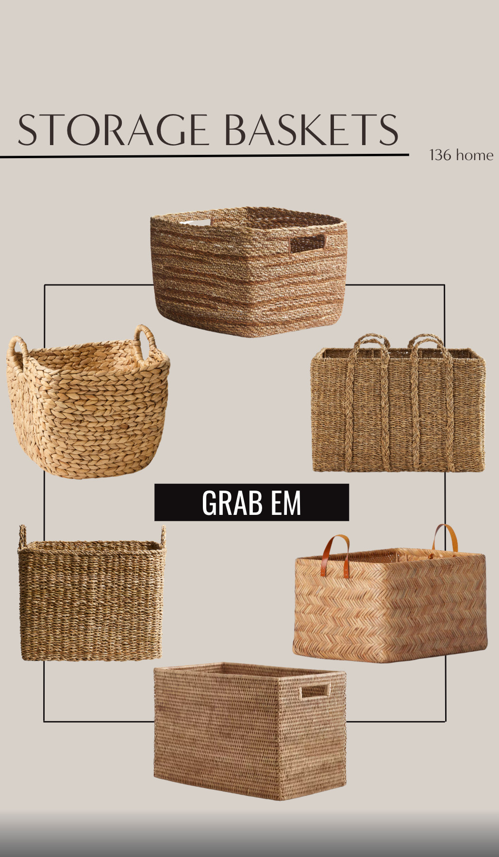 Storage Baskets for the Winter #storage #baskets #homedecor  

 #LTKSeasonal #LTKHome
