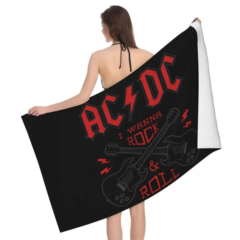 Customized Quick Drying Microfiber Bath Beach Towel Breathable Rock Roll Band Sports Shower Towel... | Walmart (US)