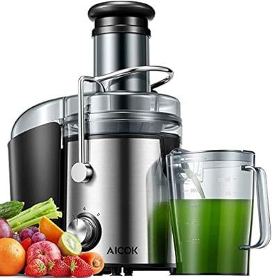 AICOK Juicer Extractor 1000W Centrifugal Juicer Machines Ultra Fast Extract Various Fruit and Veg... | Amazon (US)