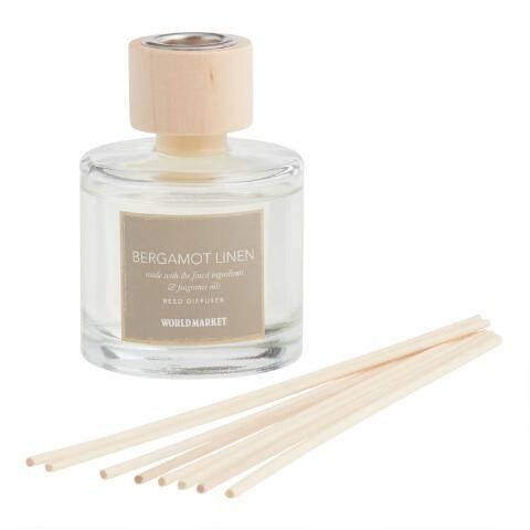 Bergamot Linen Reed Diffuser | World Market