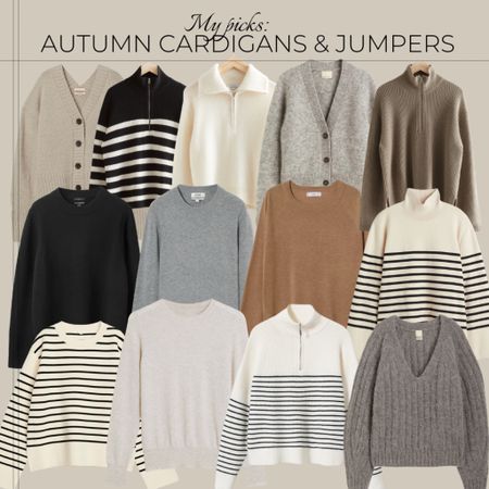 My top picks for affordable autumn cardigans and jumpers, to help you shop for the new season. 🖤

#LTKeurope #LTKunder100 #LTKunder50