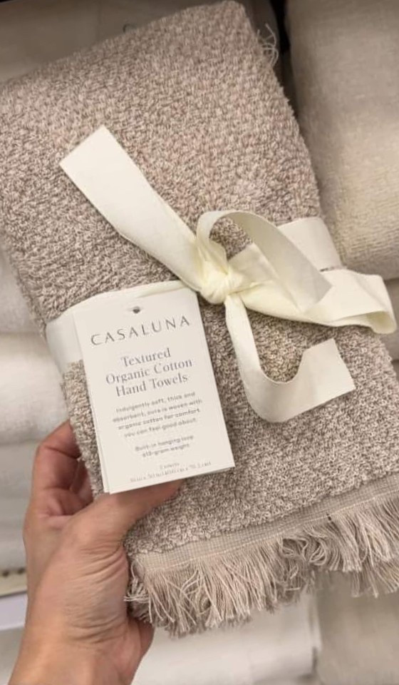 Target towels now 30% off. The new organic cotton line is amazing and so soft! New colors in the viral waffle towels!