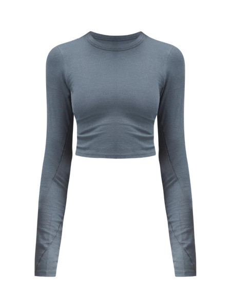 Hold Tight Straight-Hem Cropped Long-Sleeve Shirt | Women's Long Sleeve Shirts | lululemon | Lululemon (US)