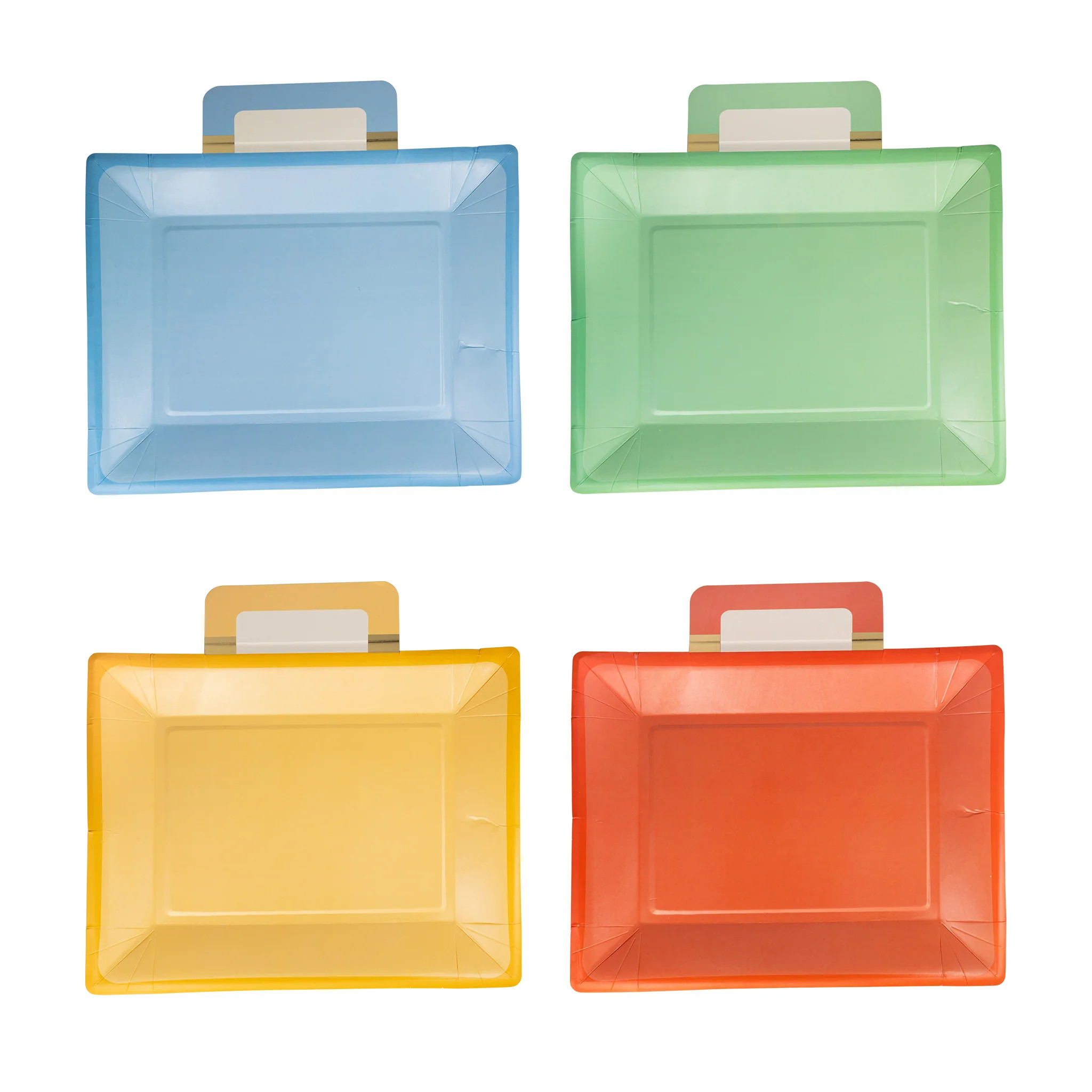 Lunch Box Shaped Paper Plate Set | My Mind's Eye