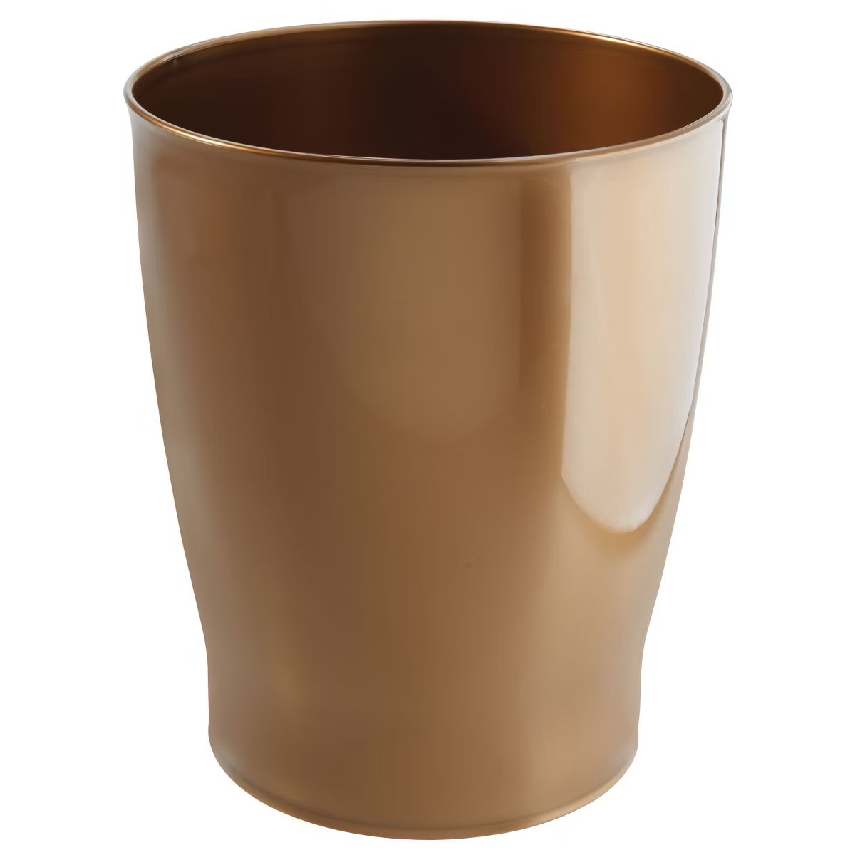 mDesign Slim Plastic Small Round Trash Can Wastebasket Garbage Bin | Target