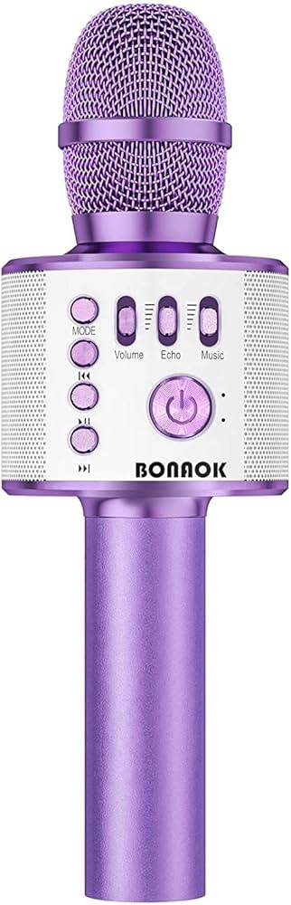 BONAOK Wireless Bluetooth Karaoke Microphone, 3-in-1 Portable Handheld Mic Speaker Machine for Al... | Amazon (US)